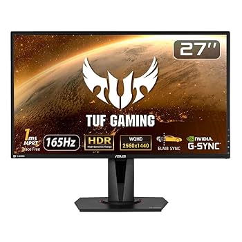 美品　ASUS TUF Gaming VG27A 27インチモニター(送料込み) ASUS ゲーミングモニター TUF Gaming VG27AQ3A 27インチ/QHD